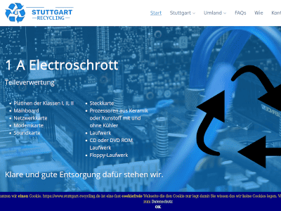 Neue Webseite in HTML5 für die Kreislaufwirtschaft der Stuttgarter Region