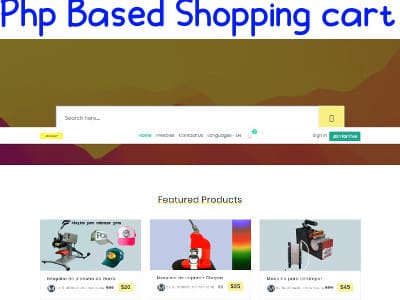 PHP Shopping Cart für sublimacionamericana C.A.